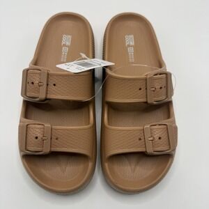 32 Degrees Unisex Buckle Cushion Slide Sandal Orange Size XS (W4.5-5.5/M2.5-3.5)